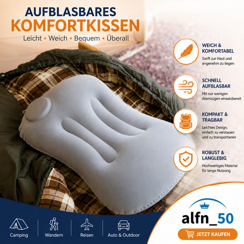 Aufblasbares kissen - aufblasbares,