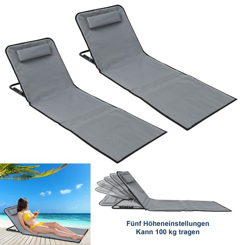 Strandliege mit kissen - mit,